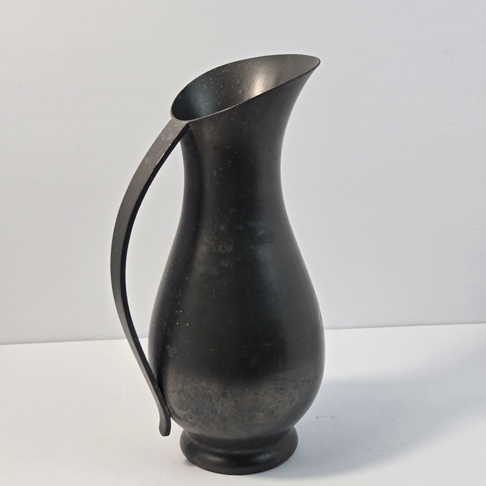 Vintage Royal Holland Pewter Pitcher / Ewer by Jan Eisenloeffel for Daalderop